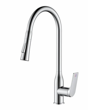 Змішувач хром витяжний Koer KO23 фото